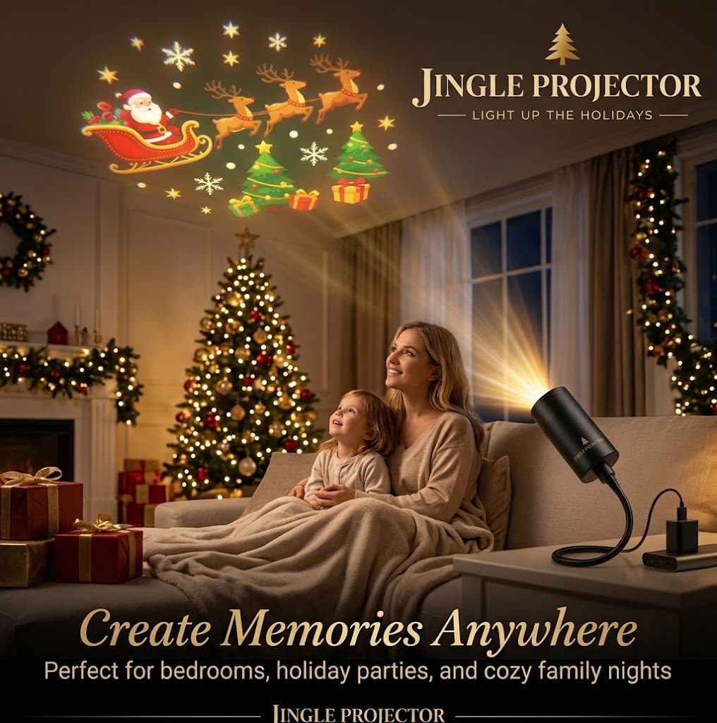 JingleProjector HolidayGlow Projector