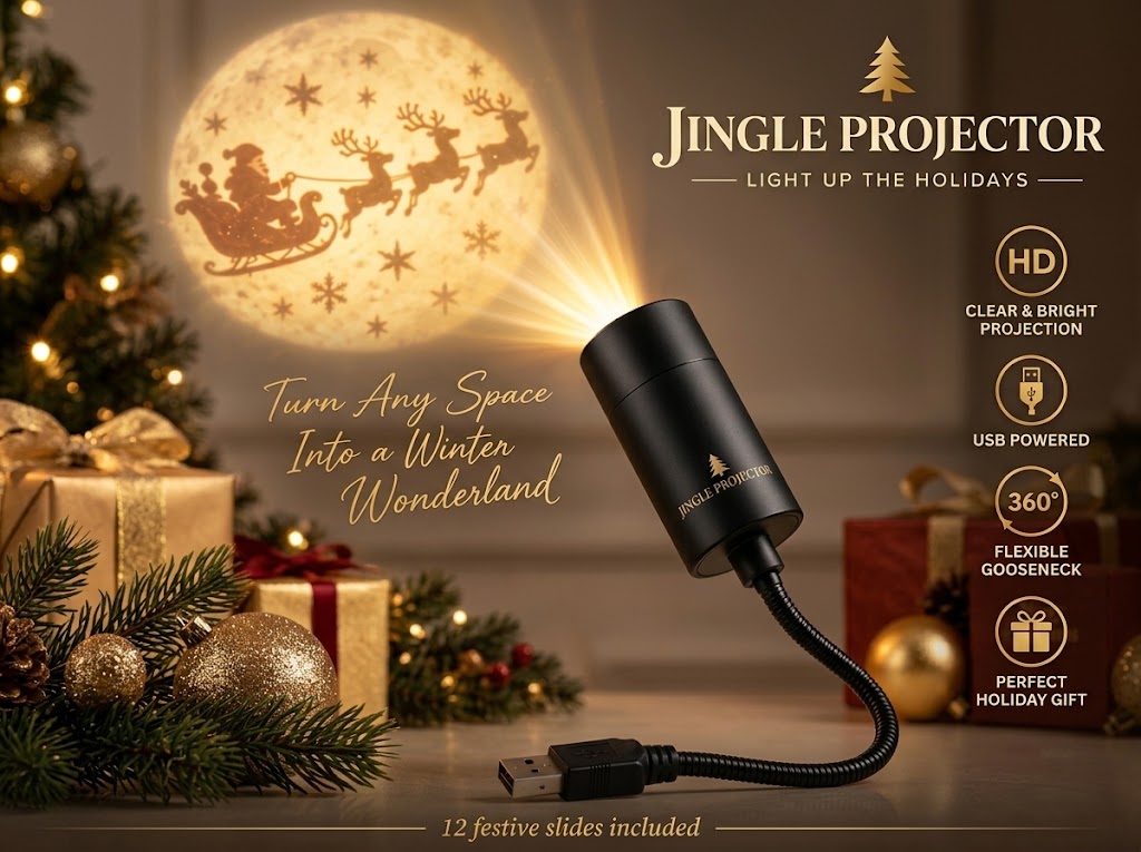 JingleProjector HolidayGlow Projector